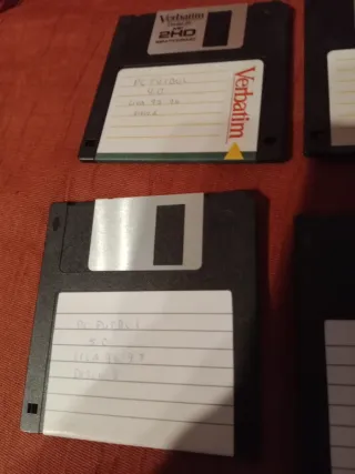 PC Fútbol 4.0 y pc futbol 5.0 Disquetes