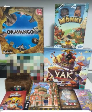 Lote 9 juegos de mesa. Negociable.