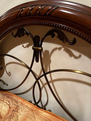 Cama Matrimonio Madera y Metal