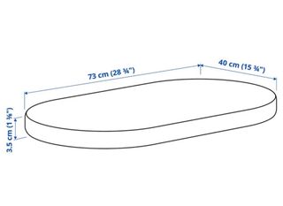 Minicuna IKEA con colchón
