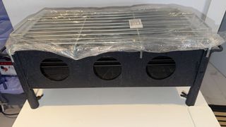 Barbacoa Portátil Negra Metal Nueva