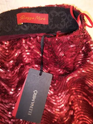 Minifalda de lentejuelas Elena Miró