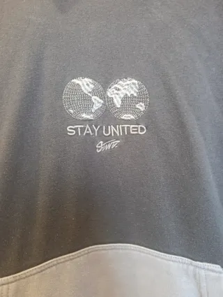 Sudadera Pull&Bear Tricolor Talla S