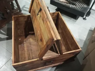 Mueble Rústico Mexicano Madera y Metal
