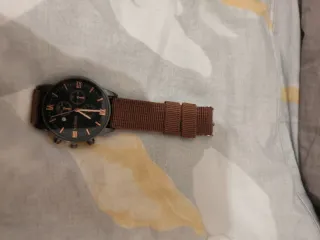 Reloj Geneva Negro y Marrón