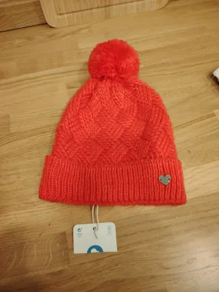 Gorro Mayoral lana rojo pompón