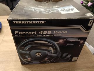 Volante Ferrari Xbox 458 Italia + Pedales
