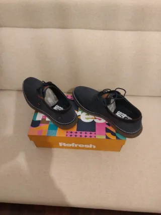 Zapatos Refresh Negro/Marrón Talla 41