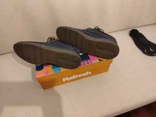 Zapatos Refresh Negro/Marrón Talla 41