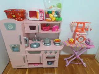Cocina de Juguete Rosa