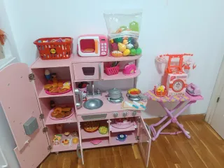 Cocina de Juguete Rosa