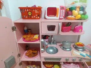 Cocina de Juguete Rosa