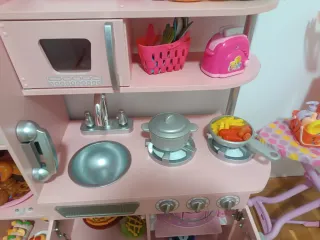 Cocina de Juguete Rosa
