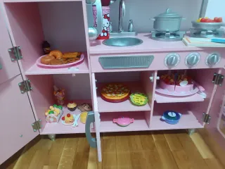 Cocina de Juguete Rosa