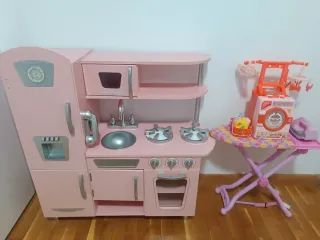 Cocina de Juguete Rosa