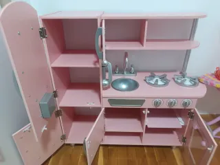 Cocina de Juguete Rosa