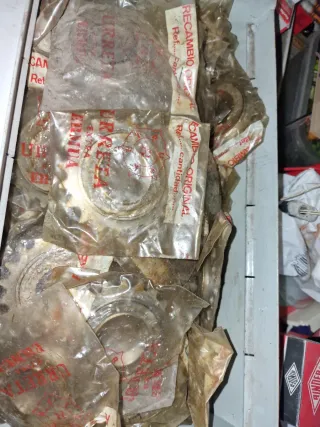 Lote piñones bicicleta antigua