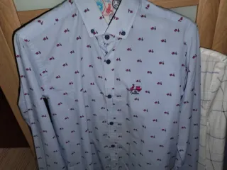 Camisa La Vespita Talla S Estampada