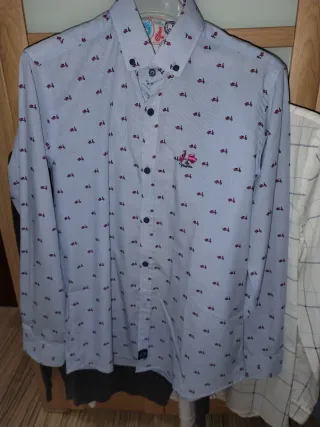 Camisa La Vespita Talla S Estampada