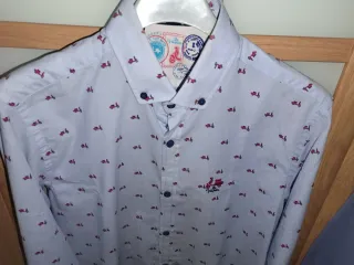 Camisa La Vespita Talla S Estampada