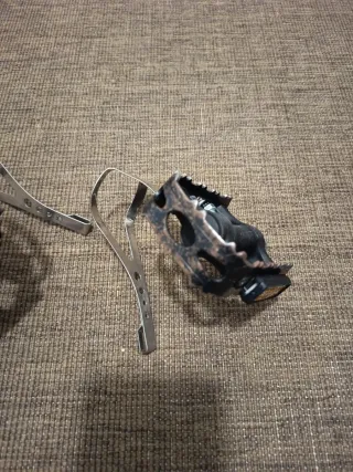 Pedales de bicicleta con calapiés