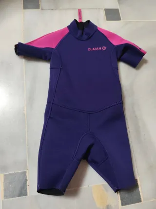 Neopreno corto niña Olaian Talla 4