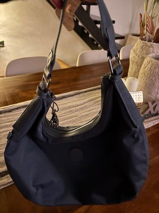 Bolso de hombro Kipling gris