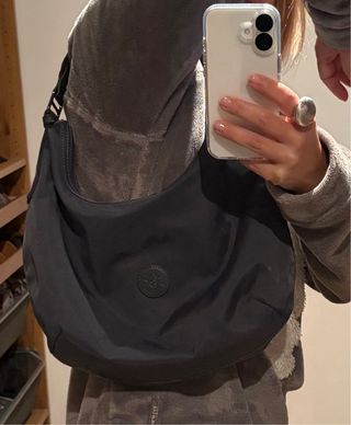 Bolso de hombro Kipling gris