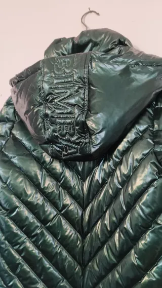 Plumífero Bimba y Lola verde metalizado