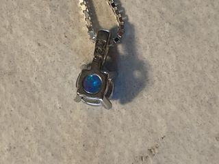 Catenina Argento 925 con Ciondolo opale egiziano