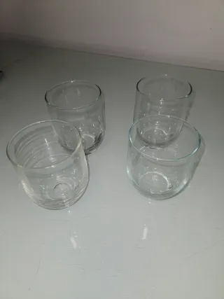 Set de 4 vasos grandes de duralex