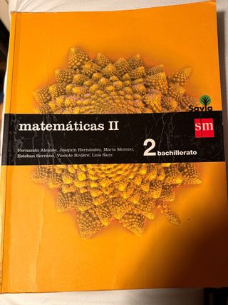 Matemáticas II. 2 Bachillerato. Savia