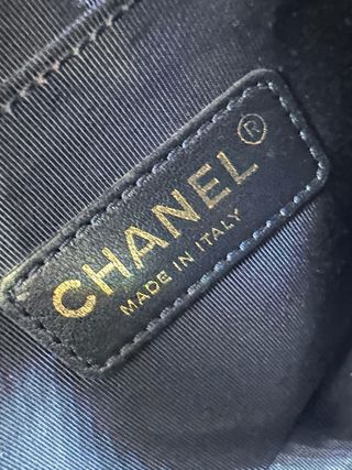 Bolso Chanel Boy Azul y Rojo