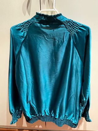 Blusa Desigual Talla L Multicolor Teal