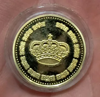 Moneda Arras Reales Carlos I y moneda 5 1871*74*