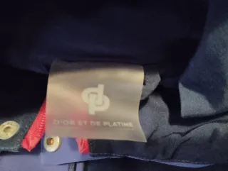 Parka d'Or et Platine azul y morado ropa de nieve