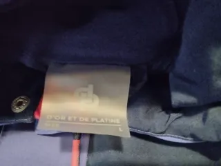 Parka d'Or et Platine azul y morado ropa de nieve