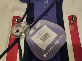 Parka d'Or et Platine azul y morado ropa de nieve