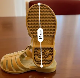 Sandaletti taglia 20 Giallo Chiaro