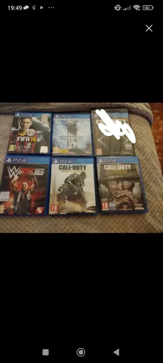 PS4 Juegos: FIFA 14, Battlefront, Black Ops III, W