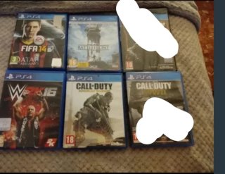 PS4 Juegos: FIFA 14, Battlefront, Black Ops III, W