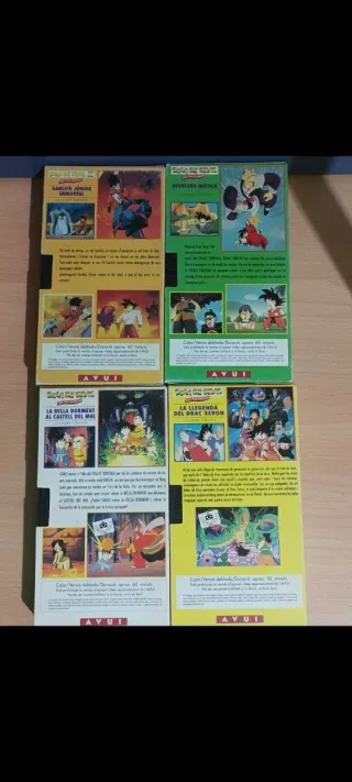 Colección VHS Dragon Ball Z HOBBY CONSOLAS-4 Pelis