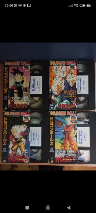 Colección VHS Dragon Ball Z HOBBY CONSOLAS-4 Pelis