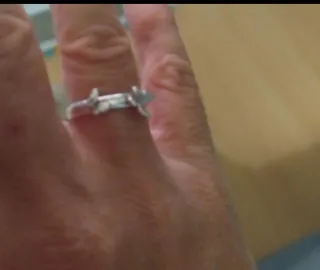 Anel Pandora prateado Novo