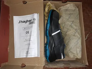 Zapato de seguridad Hayber negro y azul