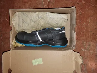 Zapato de seguridad Hayber negro y azul
