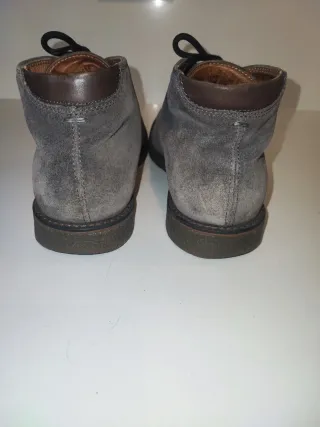 Polacchine scamosciate uomo grigie n.40