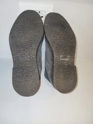 Polacchine scamosciate uomo grigie n.40