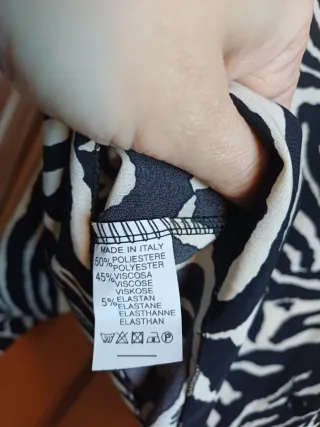 Blusa estampada cebra