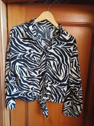 Blusa estampada cebra